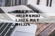 申万宏源(06806.HK)上半年利润21.28亿元 同比下降43.22%