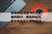 相亲网站流量与优化策略的探讨，相亲网站流量分析及优化策略探讨，相亲网站流量，优化策略与流量来源探究