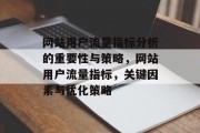 网站用户流量指标分析的重要性与策略，网站用户流量指标，关键因素与优化策略