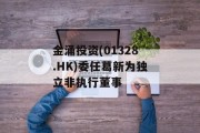 金涌投资(01328.HK)委任葛新为独立非执行董事