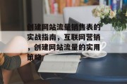 创建网站流量销售表的实战指南，互联网营销，创建网站流量的实用策略，互联网营销，如何通过创建网站流量来实现销售目标