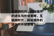 互联网时代，网站插件的进化与升级策略，互联网时代，网站插件的进化与升级策略，互联网时代网站插件升级策略，趋势、工具和技巧探索