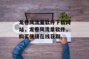 龙卷风流量软件下载网站，龙卷风流量软件，购买便捷在线获取