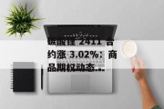 碳酸锂 2411 合约涨 3.02%：商品期权动态