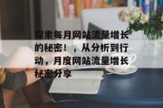 探索每月网站流量增长的秘密！，从分析到行动，月度网站流量增长秘密分享，探究，如何在每月网站流量增长中制定有效的策略