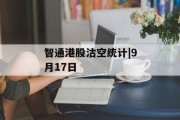 智通港股沽空统计|9月17日