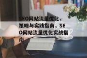 SEO网站流量优化，策略与实践指南，SEO网站流量优化实战指南