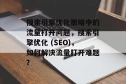 搜索引擎优化策略中的流量打开问题，搜索引擎优化 (SEO)，如何解决流量打开难题?