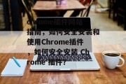 chrome插件网站指南，如何安全安装和使用Chrome插件，如何安全安装 Chrome 插件？