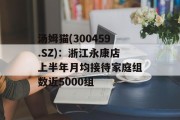 汤姆猫(300459.SZ)：浙江永康店上半年月均接待家庭组数近5000组