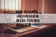 科笛-B(02487.HK)9月26日耗资120.75万港元回购8万股