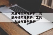 流量分析网站解析，流量分析网站解析，工具、方法与案例分析，流量数据分析网站解析，入门指南及实战案例分析