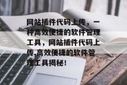 网站插件代码上传，一种高效便捷的软件管理工具，网站插件代码上传,高效便捷的软件管理工具揭秘！