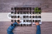 北京网站排名优化，提升企业在线可见度的关键因素，提升企业在线可见度，关键因素解析及实战案例分析，网络营销，提高网站可见度的关键要素及其实践案例分析