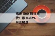 标普 500 股指期货：涨 0.82% 周五尾盘