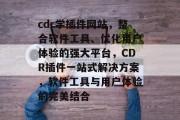 cdr学插件网站，整合软件工具、优化用户体验的强大平台，CDR插件一站式解决方案，软件工具与用户体验的完美结合