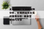 无锡网站优化实战案例分析，无锡网站优化实战案例分析: 精准营销技巧分享