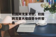 校园网流量分析，校园网流量大增趋势分析报告，校园网流量，趋势分析与增长情况探讨