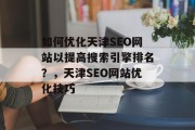 如何优化天津SEO网站以提高搜索引擎排名？，天津SEO网站优化技巧，天津SEO排名提升秘籍