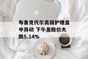 布鲁克代尔高级护理盘中异动 下午盘股价大跌5.14%