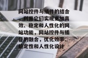 网站控件与插件的结合，利用它们实现更加高效、稳定和人性化的网站功能，网站控件与插件的融合，优化效率、稳定性和人性化设计