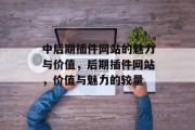 中后期插件网站的魅力与价值，后期插件网站，价值与魅力的较量，后期插件网站，价值与魅力的大较量