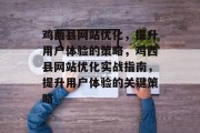 鸡西县网站优化，提升用户体验的策略，鸡西县网站优化实战指南，提升用户体验的关键策略，鸡西县网站优化实战指南，提升用户体验的关键策略