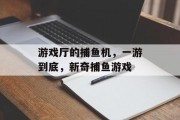 游戏厅的捕鱼机，一游到底，新奇捕鱼游戏