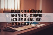 欧洲杯无插件直播网站解析与推荐，欧洲杯在线直播网站揭秘，插件是否真的重要?