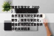 搜索引擎优化（SEO）: 直接访问网站的自然流量与转化率的重要性，搜索引擎优化，直接影响网站流量和转化的关键因素，搜索引擎优化的重要性及关键因素分析