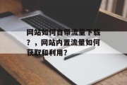 网站如何自带流量下载？，网站内置流量如何获取和利用？