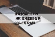 康龙化成(03759.HK)完成回购合共960.8万股A股