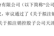 祝融科技拟注销控股子公司天津安融物联科技有限公司、天津视融通科技有限公司