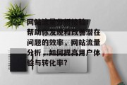 网站流量分析检验: 帮助你发现和改善潜在问题的效率，网站流量分析，如何提高用户体验与转化率?，优化网站流量，检测并提升用户体验的10个方法