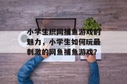 小学生织网捕鱼游戏的魅力，小学生如何玩最刺激的网鱼捕鱼游戏？