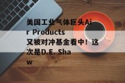 美国工业气体巨头Air Products又被对冲基金看中！这次是D.E. Shaw