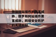 俄国网站插件的黑客威胁，俄罗斯网站插件黑客威胁，网络安全防护的关键时刻，俄罗斯网站插件黑客威胁，网络安全防护的黄金时段