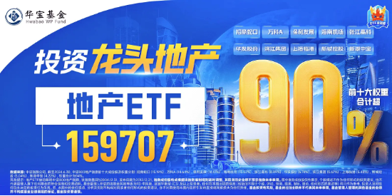 反弹回暖！“招保万”涨逾1%，地产ETF（159707）拉升近1%！收储政策落地，机构：地产底部特征显现