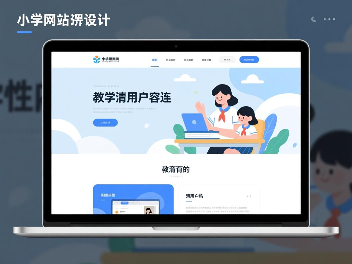 清新小学网站设计 - 网站建设的基本流程是什么? 普通人也能看懂的操作指南 - 鱼米玖-上海锐衡凯网络科技有限公司