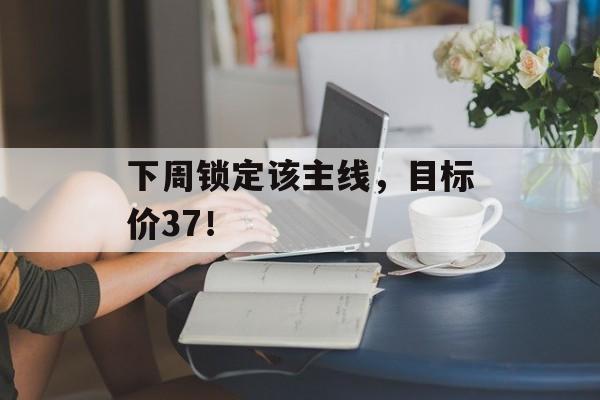 下周锁定该主线，目标价37！