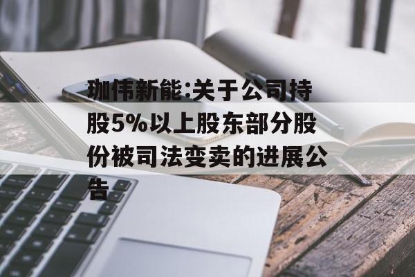 珈伟新能:关于公司持股5%以上股东部分股份被司法变卖的进展公告