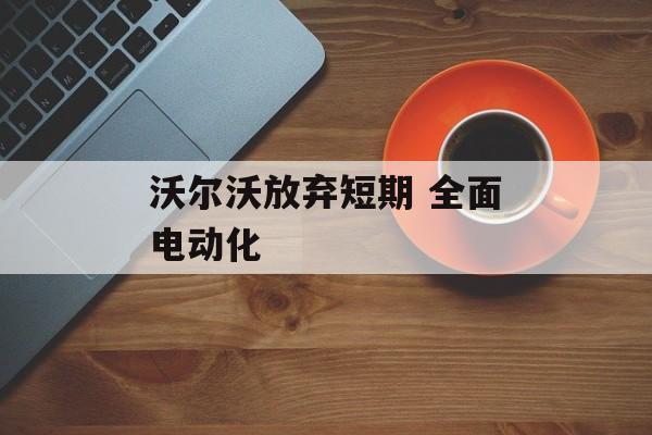 沃尔沃放弃短期 全面电动化