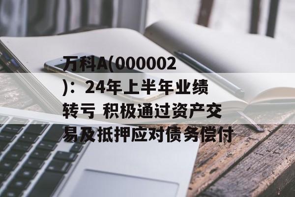 万科A(000002)：24年上半年业绩转亏 积极通过资产交易及抵押应对债务偿付