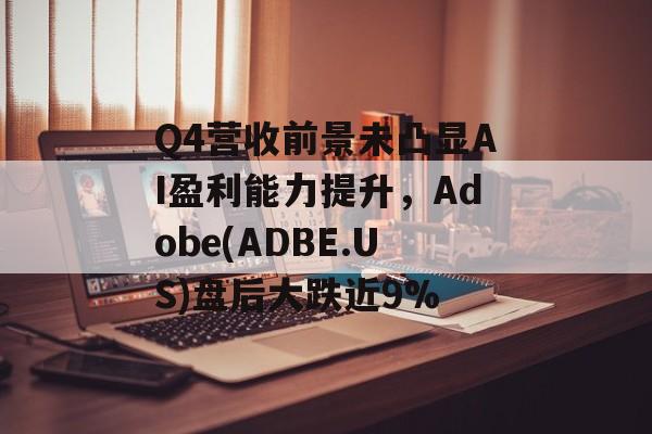 Q4营收前景未凸显AI盈利能力提升，Adobe(ADBE.US)盘后大跌近9%