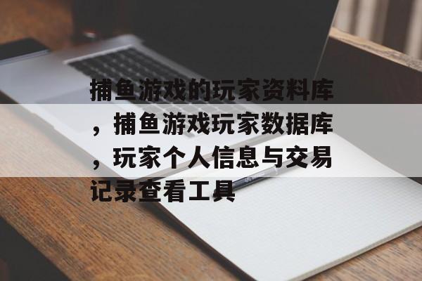 捕鱼游戏的玩家资料库，捕鱼游戏玩家数据库，玩家个人信息与交易记录查看工具