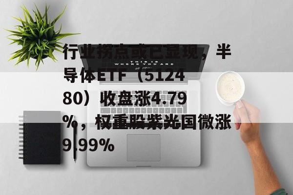 行业拐点或已显现，半导体ETF（512480）收盘涨4.79%，权重股紫光国微涨9.99%