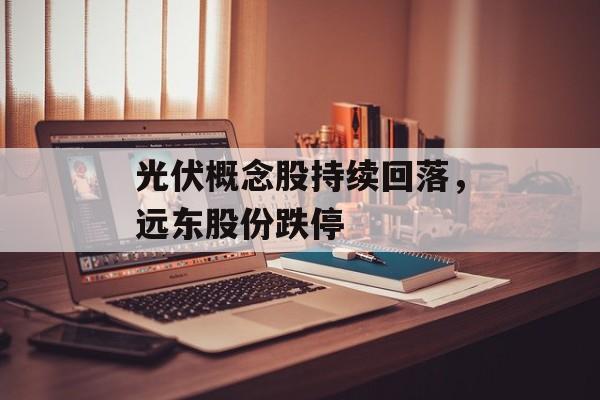 光伏概念股持续回落，远东股份跌停