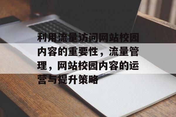 利用流量访问网站校园内容的重要性，流量管理，网站校园内容的运营与提升策略