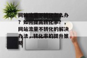 网站流量不转化怎么办？如何提高转化率？，网站流量不转化的解决办法，转化率的提升策略，网站流量不转化，提升转化率及优化搜索引擎排名。