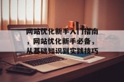 网站优化新手入门指南，网站优化新手必备，从基础知识到实践技巧